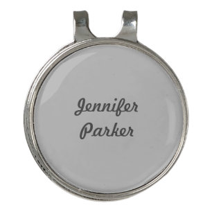 Classical Handwriting Your Name Golf Hat Clip