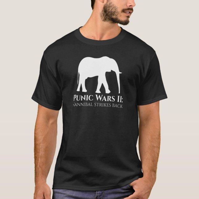Classical History Second Punic War Hannibal Barca  T-Shirt (Front)