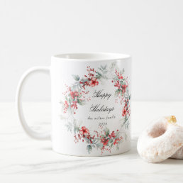 Classical Holiday Berries One Photo Coffee Mug