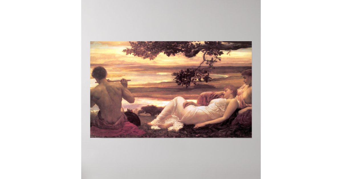 Idyll Lord Frederick Leighton Poster Print