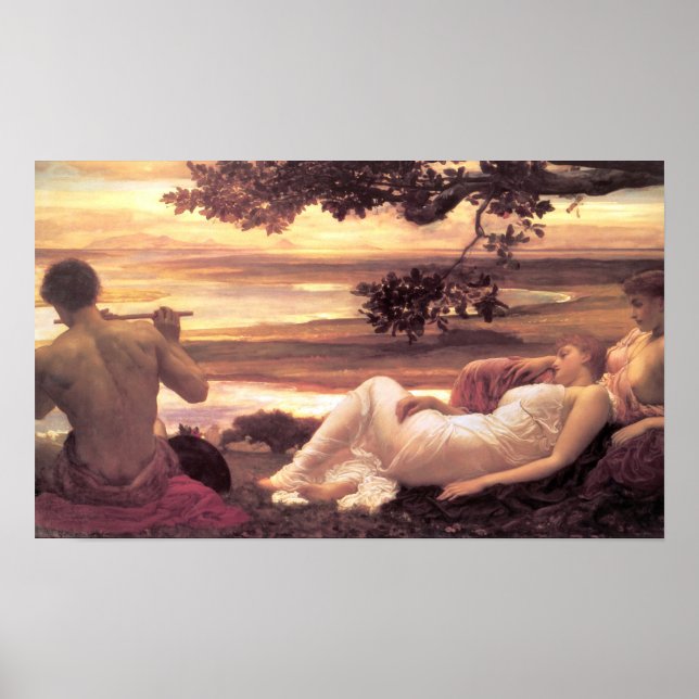 Classical Idyll (by Frederic Leighton) Poster (Front)