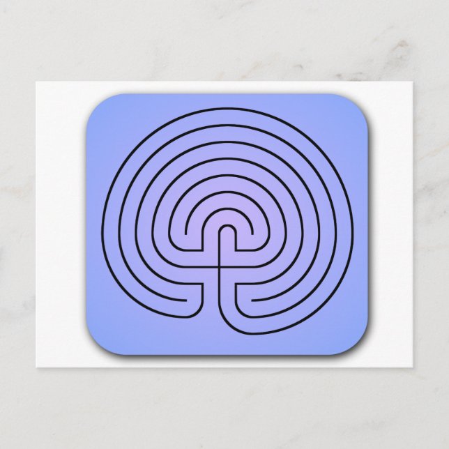 Classical Labyrinth Postcard (Front)