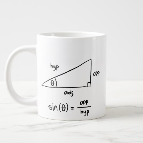 classical Maths pattern print Giant Coffee Mug
