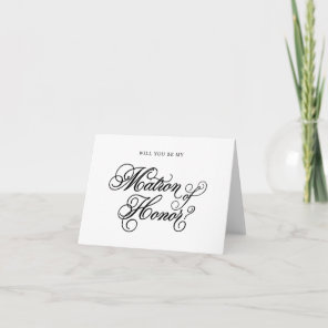Classical | Matron of Honor Note Card