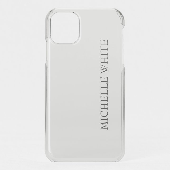 Classical Minimalist Professional Uncommon iPhone Case (Back)
