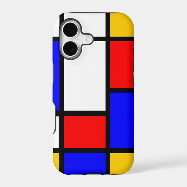 Classical Mondrian Iphone Case (Back)
