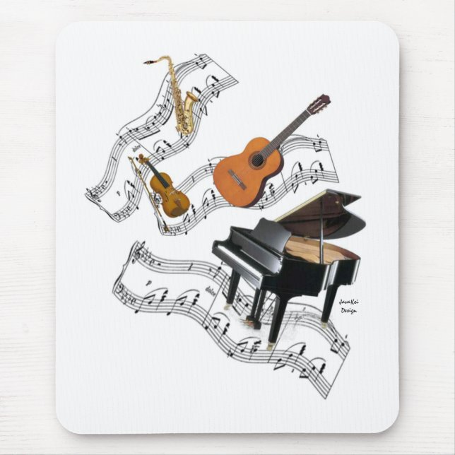 Classical Music Art Mouse Pad (Front)