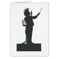 Classical Music Composer Conductor Graduation Card