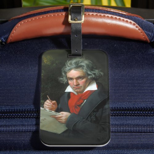 Classical Music Composer Ludwig van Beethoven Luggage Tag