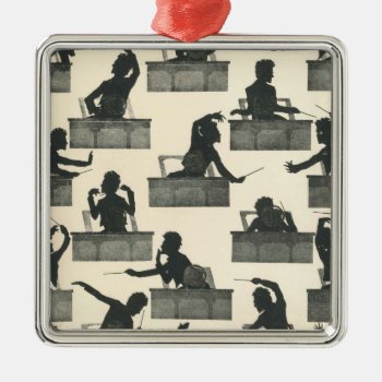 Classical Music Conductor - Vintage Mahler Metal Ornament by LiteraryLasts at Zazzle