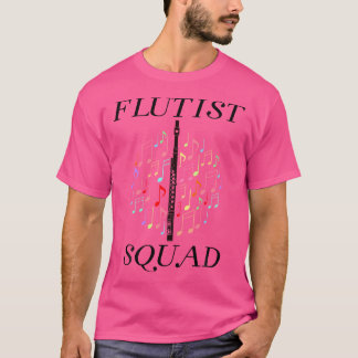 Classical Music Flutist Orchestra Flute Player T-Shirt