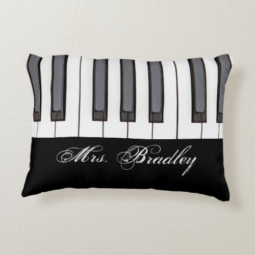 Classical Music Gifts for Piano Student Accent Pillow