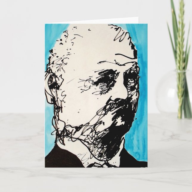 Classical Music Greeting Card - Bruckner (Front)