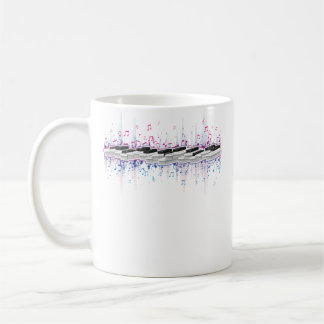 Classical Music Instrument Piano Keyboard Music No Coffee Mug