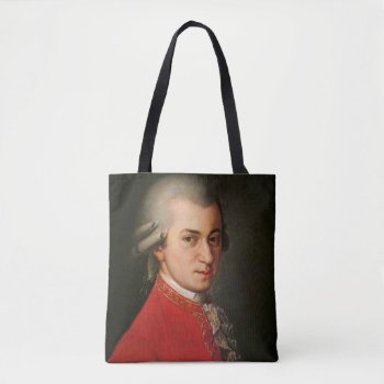 Classical Music Mozart Barbara Krafft Portrait Tote Bag by LiteraryLasts at Zazzle