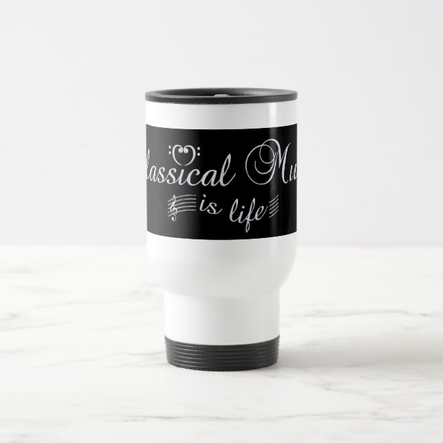 Classical Music mug - choose style & color (Center)