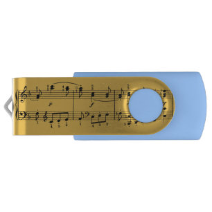 Classical Music Notes USB Flash Drive