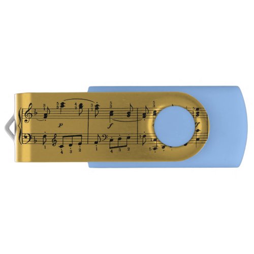 Classical Music Notes USB Flash Drive