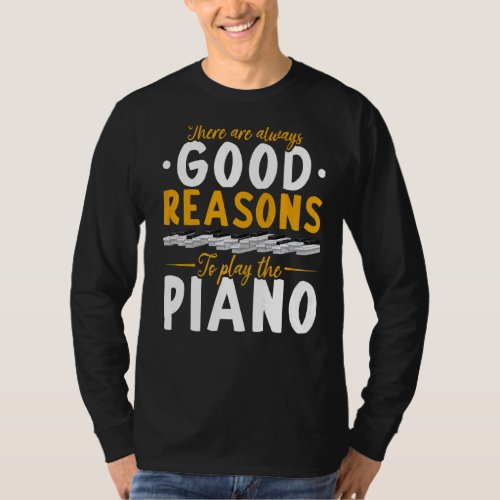 Classical Music Pianist Musician Piano Keyboard  P T_Shirt