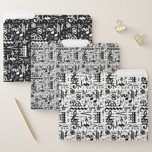 Classical Musical Symbols File Folders