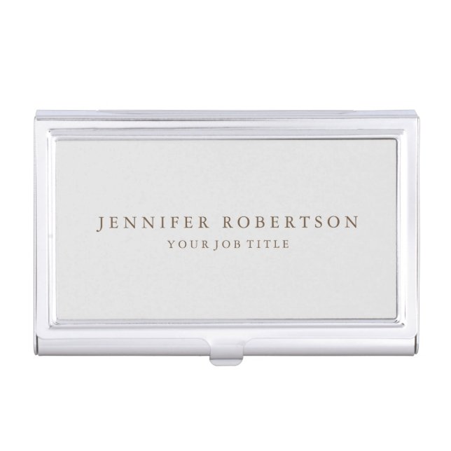 Classical Personalized Customized Business Card Case (Front)
