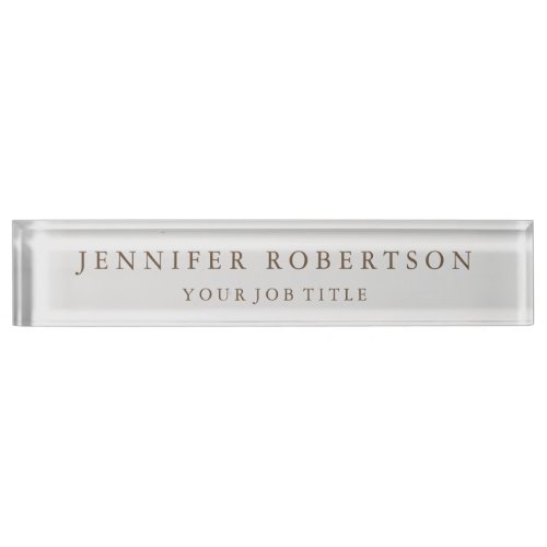 Classical Personalized Customized Desk Name Plate