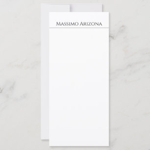 Classical Plain Elegant Black & White Minimalist