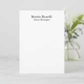 Classical Professional Own Name Information Simple (Standing Front)