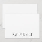 Classical Professional Own Name Information Simple (Front/Back)