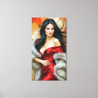 classical refinement canvas print