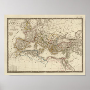Classical Rome Eastern Hemisphere Poster