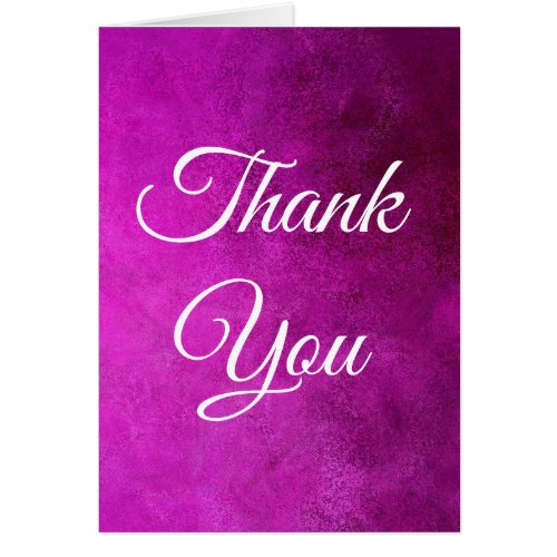 Classical Thank You Handwriting Pink Professional