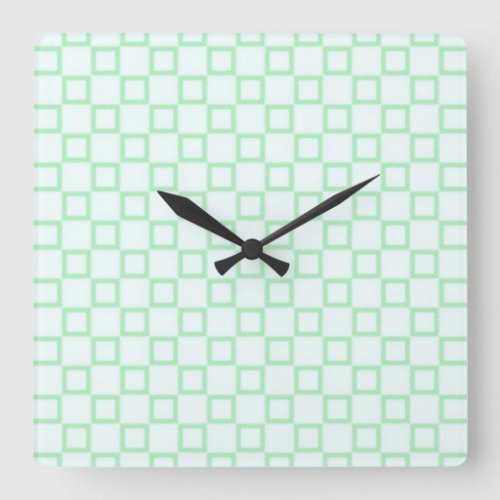 Classical white and mint green Wall Clock