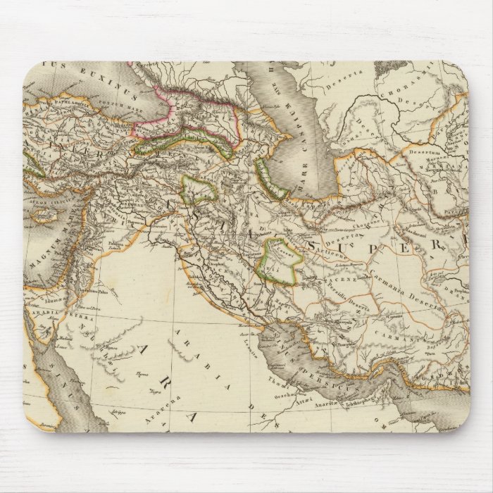 Classical World Eastern Hemisphere Map Mousepads