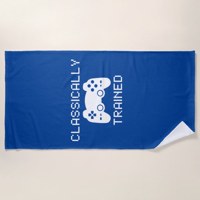 CLASSICALLY TRAINED BEACH TOWEL (Front)