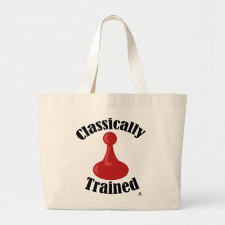 Classically Trained Board Game Version Art Slogan
