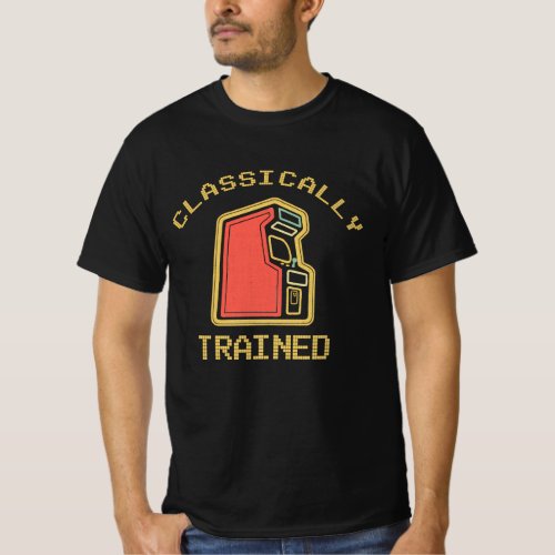 Classically Trained Gamer Vintage Retro Gaming 80s T_Shirt
