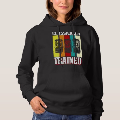 Classically Trained Retro 80s Arcade Video Gaming  Hoodie