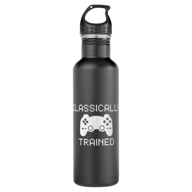 CLASSICALLY TRAINED STAINLESS STEEL WATER BOTTLE (Front)