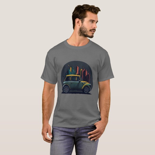 Classics Cars Cooper Mini T-Shirt 002 (Front Full)