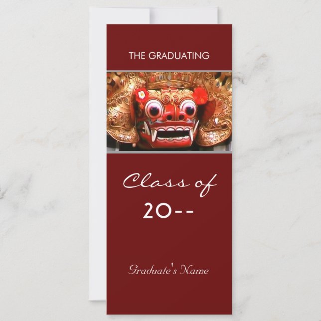 Classics Graduation Invitation (Front)