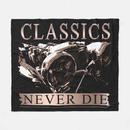 Classics Never Die Fleece Blanket