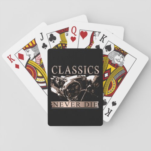 Classics Never Die Playing Cards
