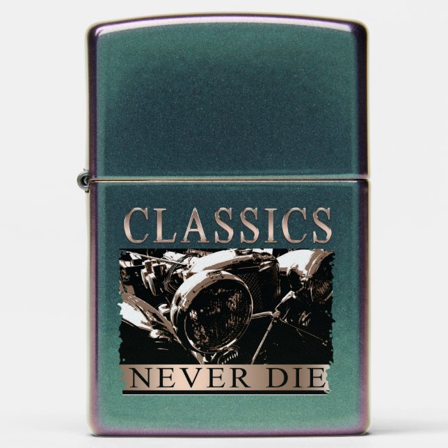 Classics Never Die Zippo Lighter (Front)