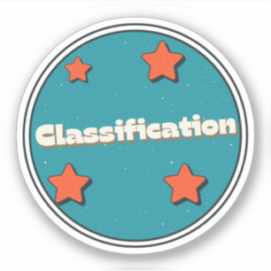 Classification Sticker
