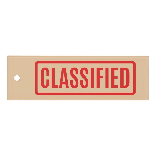Classified Ruler (Front)