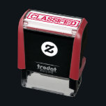 Classified Self-inking Stamp<br><div class="desc">Rubber Stamp
Classified
Christmas Theme
Customizable</div>