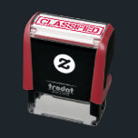 Classified Self-inking Stamp<br><div class="desc">Rubber Stamp
Classified
Christmas Theme
Customizable</div>