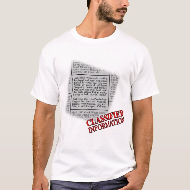 Classified T-Shirt (Front)