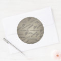 Classified Top Secret Large Round Sticker | Zazzle